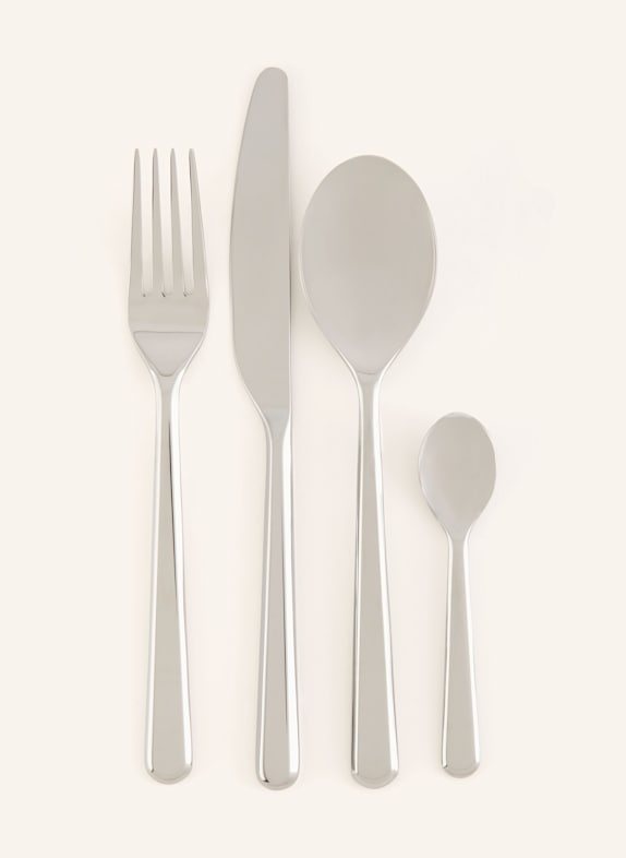ALESSI 24-tlg. Besteck-Set AMICI SILBER