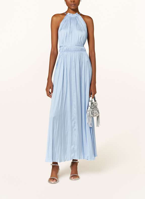 maje Kleid mit Plissees HELLBLAU