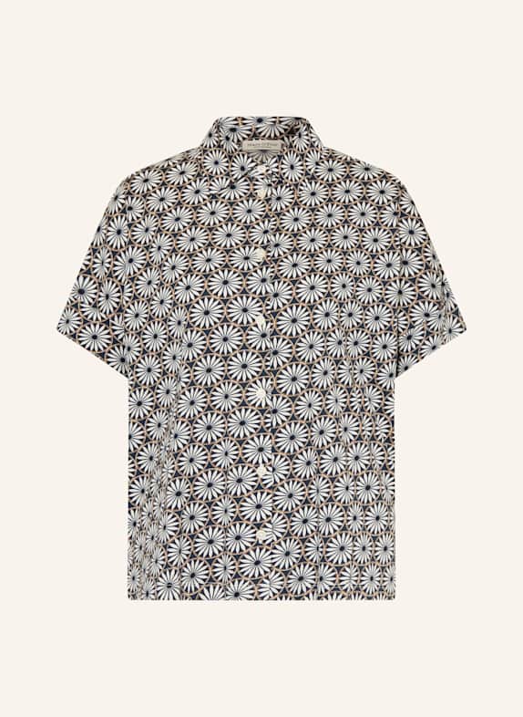 Marc O'Polo Blusenshirt ECRU/ DUNKELBLAU/ BRAUN