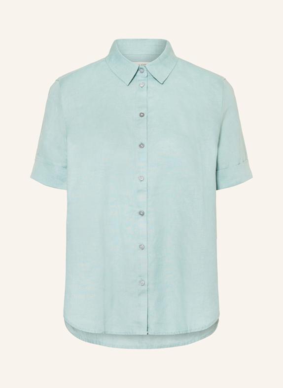 Marc O'Polo Hemdbluse aus Leinen PETROL