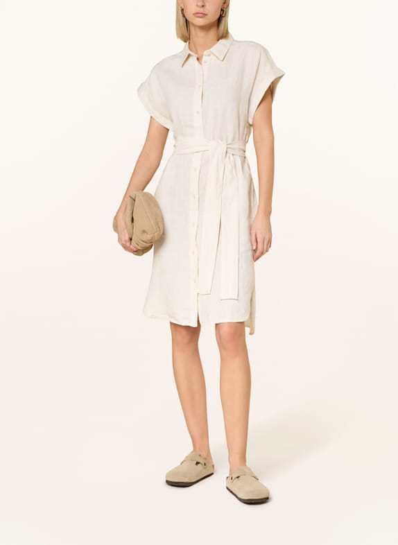 Marc O'Polo Hemdblusenkleid aus Leinen CREME