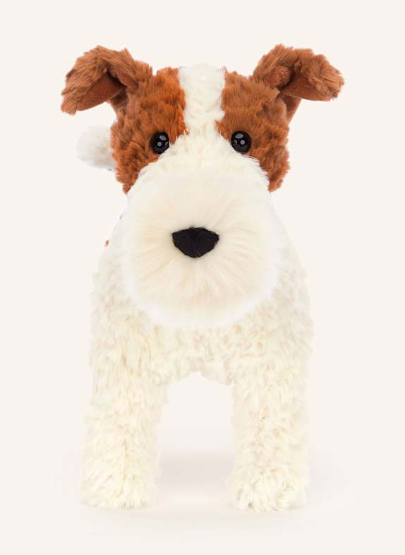 Jellycat Pluszowa zabawka pies HECTOR FOX TERRIER BIAŁY/ CZARNY/ BRĄZOWY
