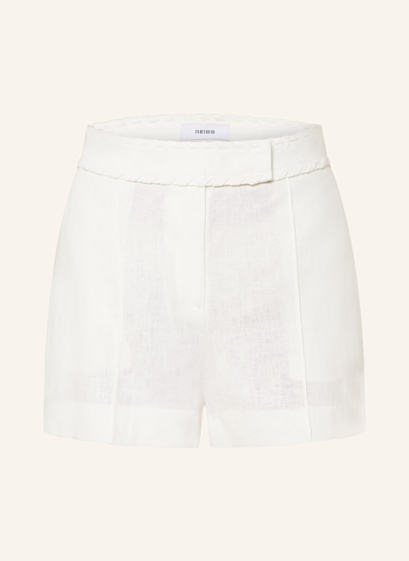 REISS Leinenshorts FAWN ECRU