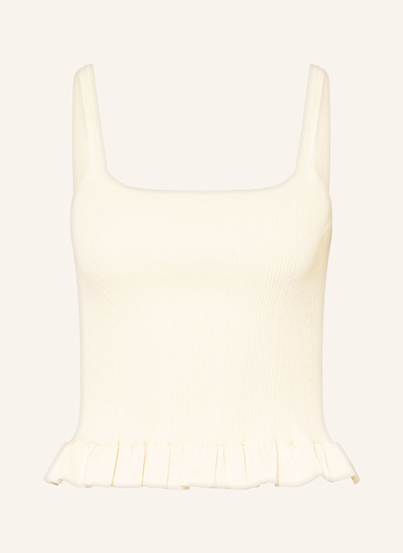 CLAUDIE PIERLOT Stricktop ECRU