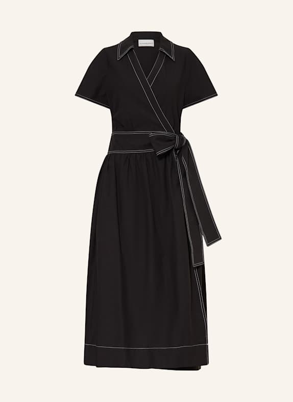 CLAUDIE PIERLOT Wickelkleid SCHWARZ