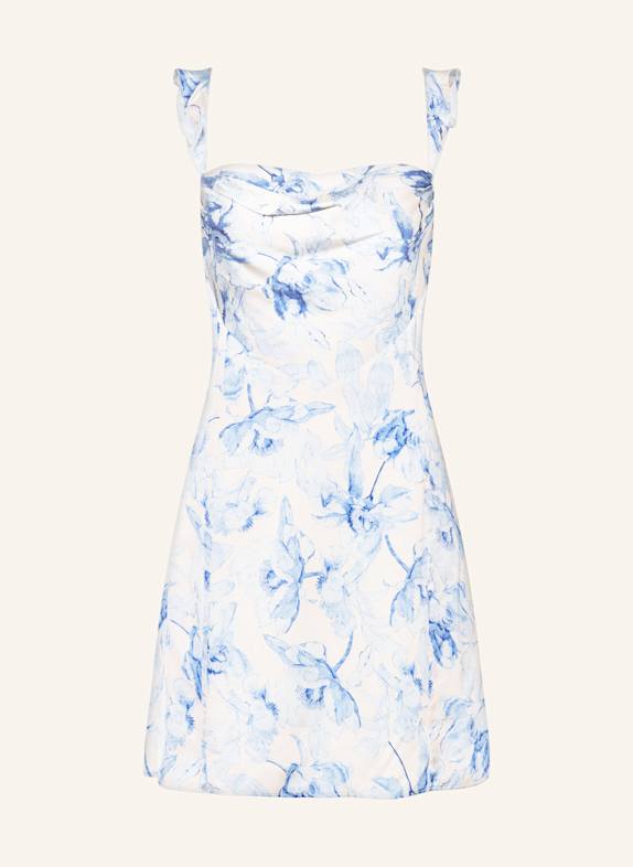 maje Kleid CREME/ HELLBLAU