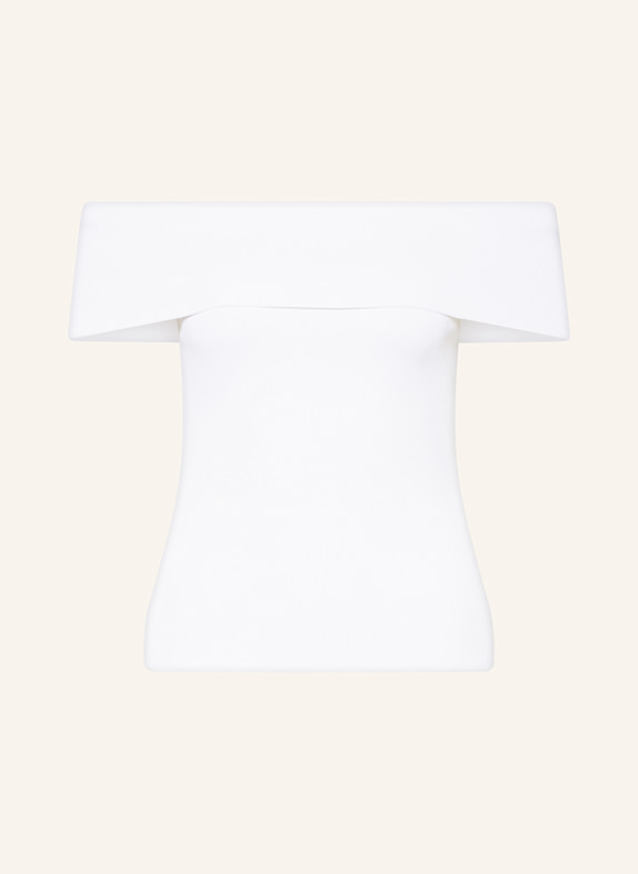 maje Off-Shoulder-Top CREME