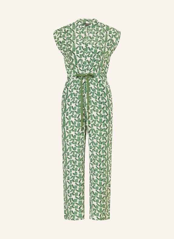WHISTLES Jumpsuit GRÜN/ ECRU