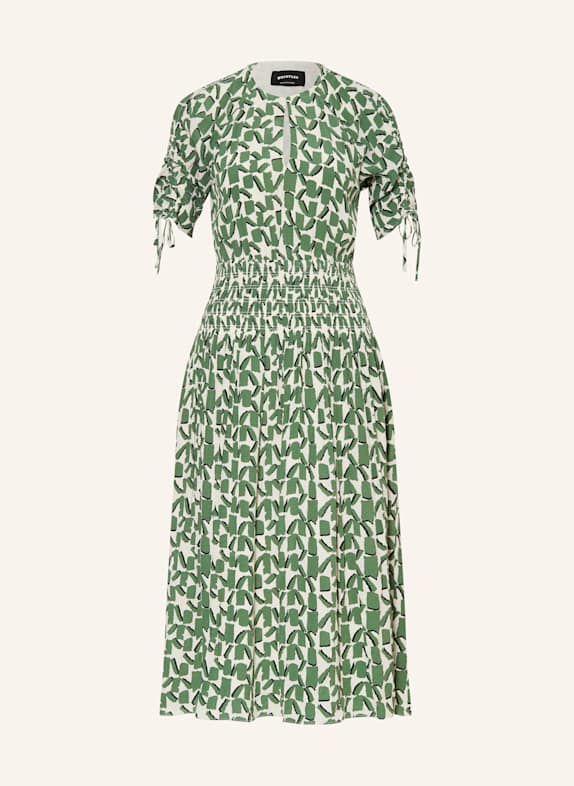 WHISTLES Kleid ECRU/ GRÜN/ SCHWARZ