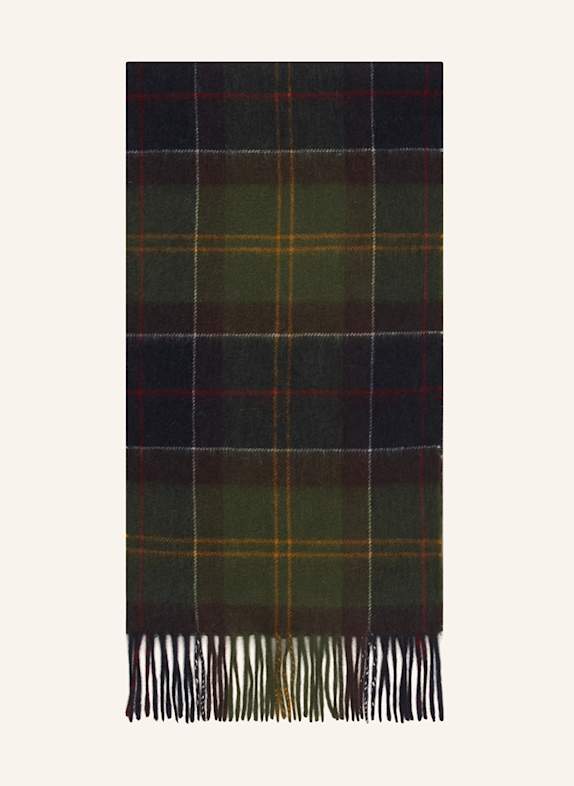 Barbour Scarf OLIVE / DARK BLUE / DARK RED