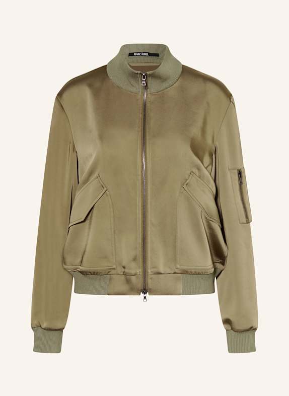 MARC AUREL Satin blouse KHAKI