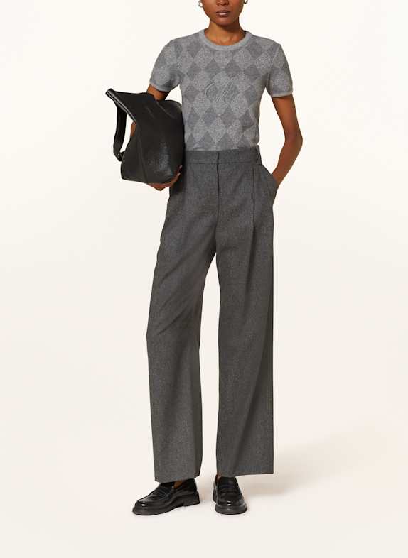 EMPORIO ARMANI marlene broek DONKERGRIJS