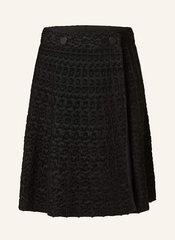 EMPORIO ARMANI Spódnica kopertowa CZARNY