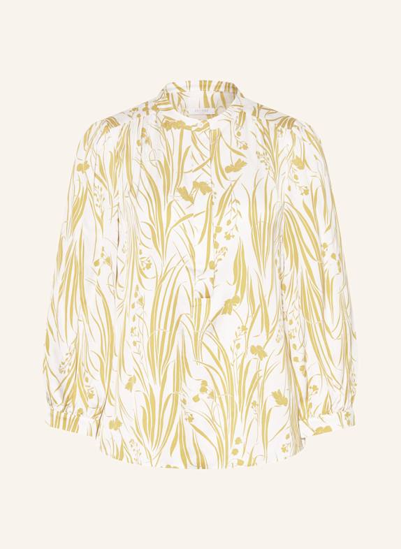 HOBBS Blusenshirt ANGELIQUE mit 3/4-Arm GRÜN/ ECRU