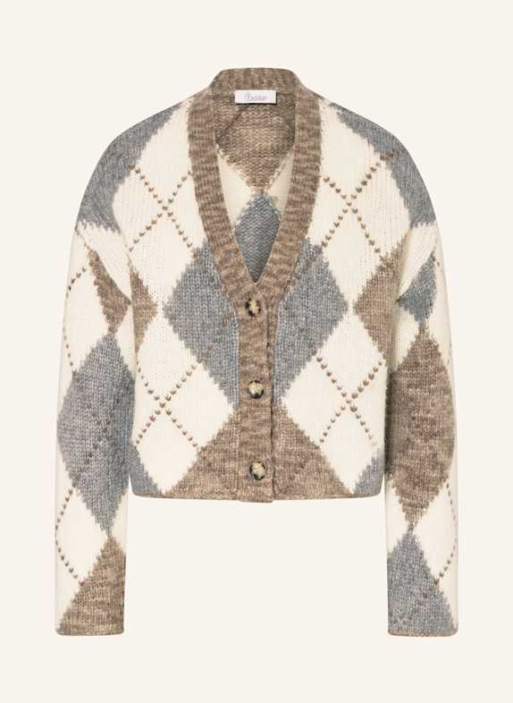 Princess GOES HOLLYWOOD Strickjacke WEISS / TAUPE