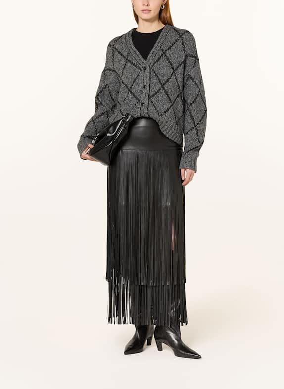 Princess GOES HOLLYWOOD Cardigan with sequins DARK GRAY / BLACK