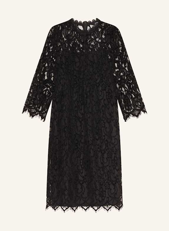 Princess GOES HOLLYWOOD Kleid mit 3/4-Arm und Lochspitze SCHWARZ