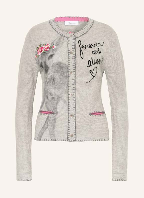 Princess GOES HOLLYWOOD Strickjacke GRAU