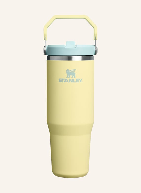 STANLEY Thermal mug THE ICEFLOW™ FLIP STRAW 2.0 LIGHT YELLOW/ TURQUOISE