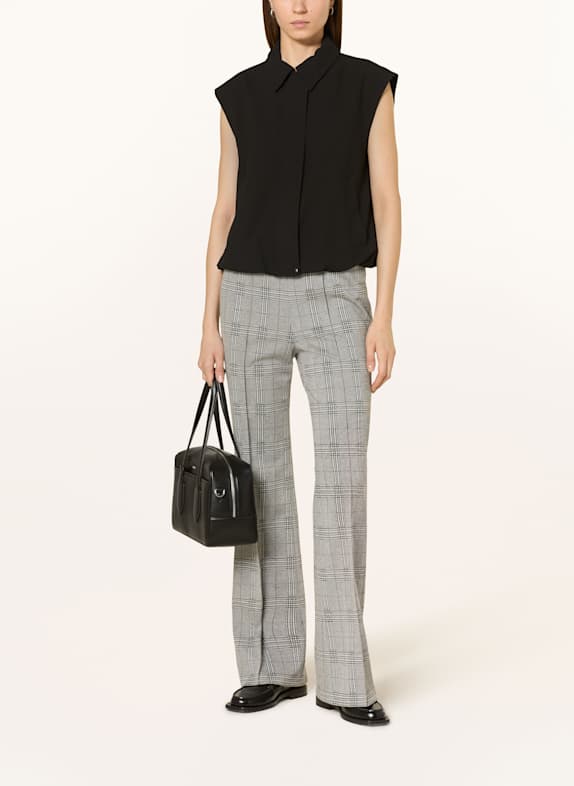 MARC AUREL Broek met glittergaren ZWART / WIT