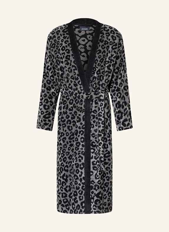 JOOP! Unisex-Bademantel WV 969 DUNKELGRAU/ GRAU