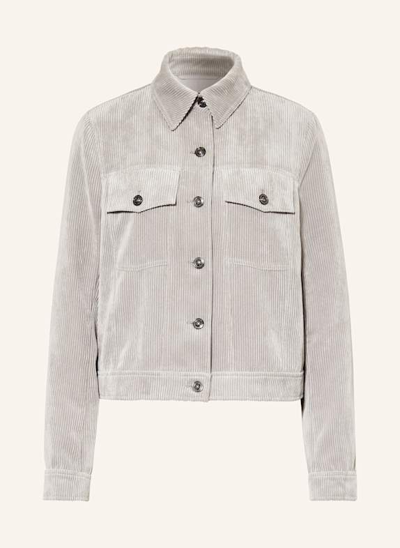 MARC AUREL Corduroy jacket LIGHT GRAY