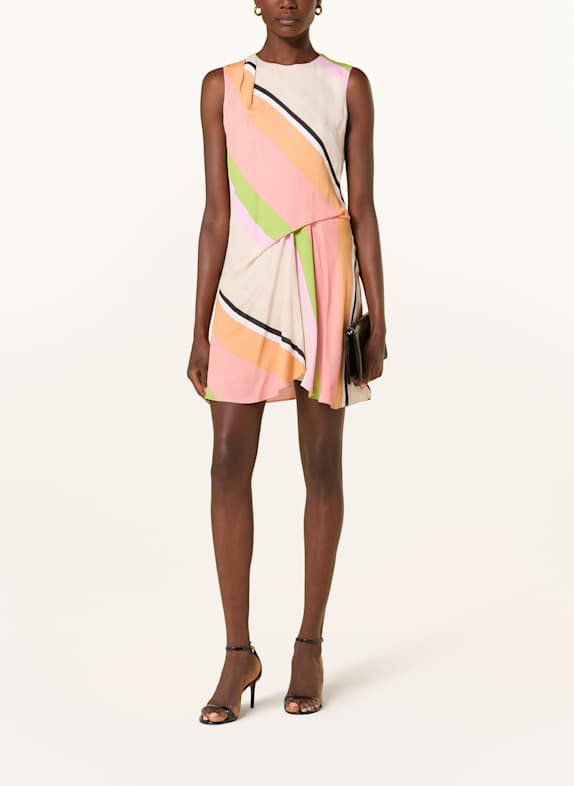 REISS Kleid ELLIA CREME/ PINK/ ORANGE
