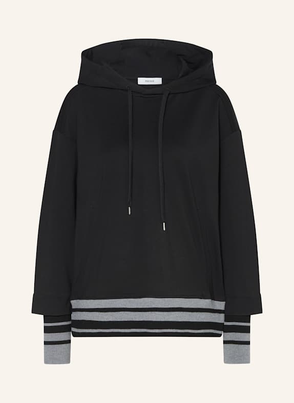 REISS Hoodie ALEXI SCHWARZ/ GRAU