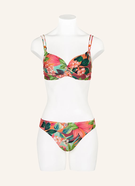 MARIE JO Haut de bikini à armatures NORMA JEANNE ROSE FUCHSIA / ORANGE / VERT