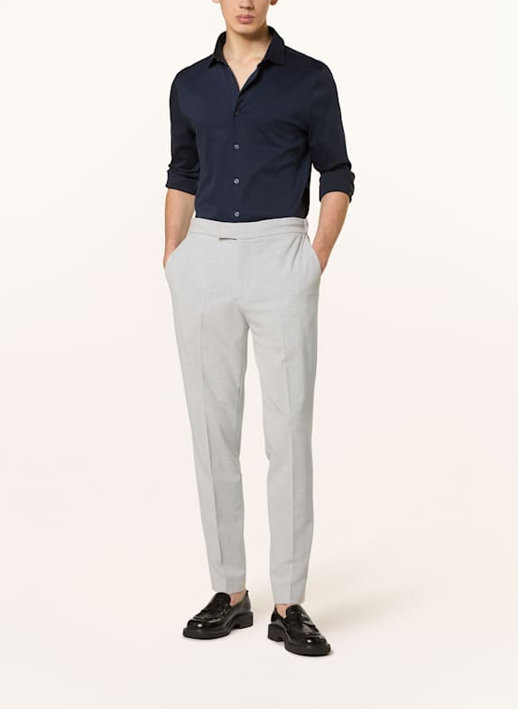 REISS Overhemd Slim Fit DONKERBLAUW