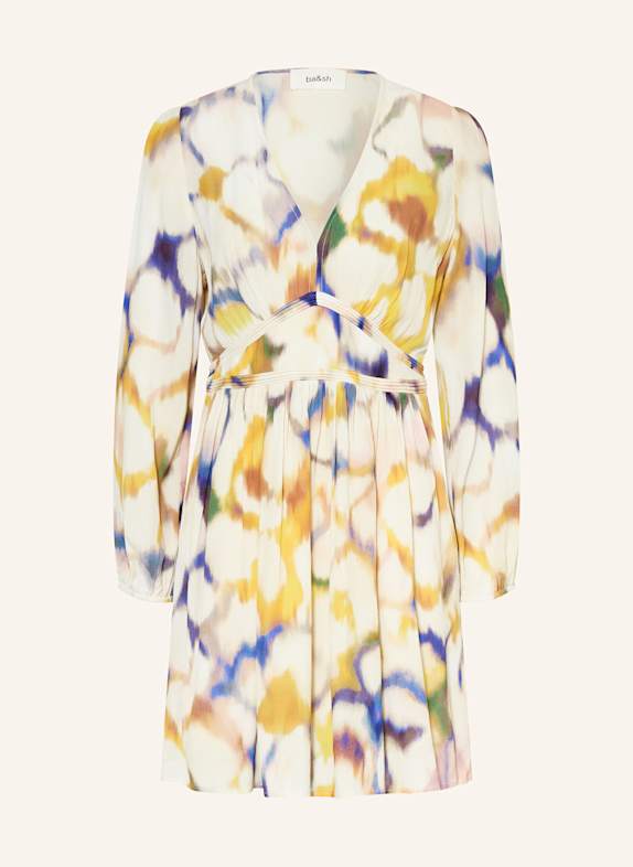 ba&sh Kleid FREDY ECRU/ GELB/ BLAU
