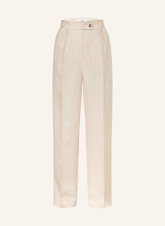 ba&sh Marlenehose PEANUT mit Leinen BEIGE