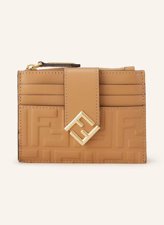 FENDI Wallet FF DIAMONDS CAMEL