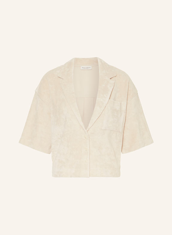Marc O'Polo Frottee-Overshirt HELLBRAUN