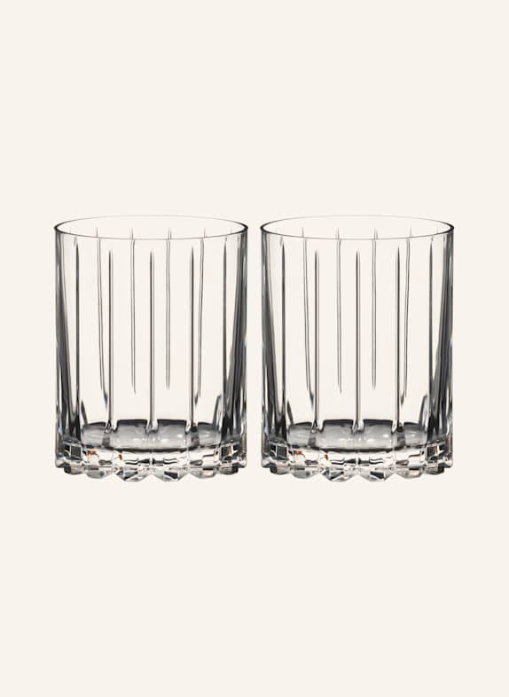 RIEDEL 2er-Set Trinkgläser RETAIL DOUBLE ROCK WEISS