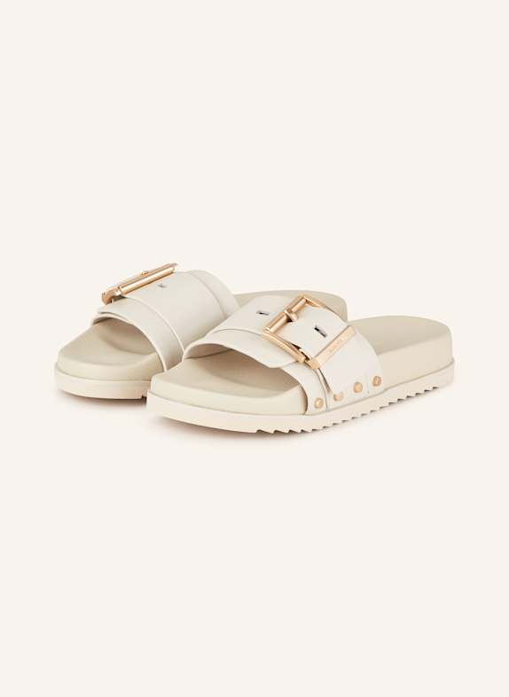 ALLSAINTS Klapki ELLIE KREMOWY