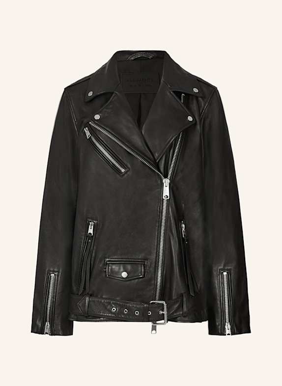 ALLSAINTS Lederjacke BILLIE BIKER SCHWARZ