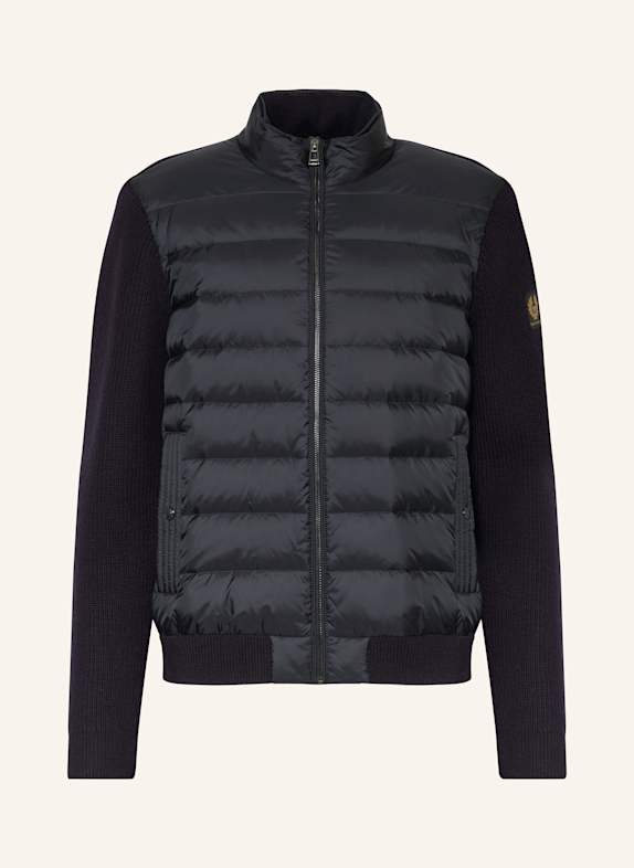 BELSTAFF Lightweight-Daunenjacke CIRCUITEER im Materialmix DUNKELBLAU