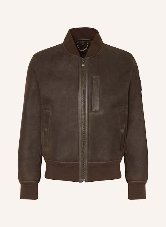 BELSTAFF Lederjacke RIDGE DUNKELBRAUN