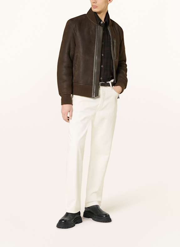 BELSTAFF Lederjacke RIDGE DUNKELBRAUN