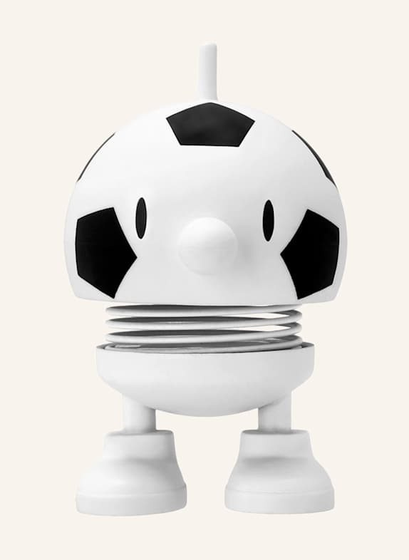 Hoptimist Dekofigur FOOTBALL BUMBLE SMALL WEISS/ SCHWARZ