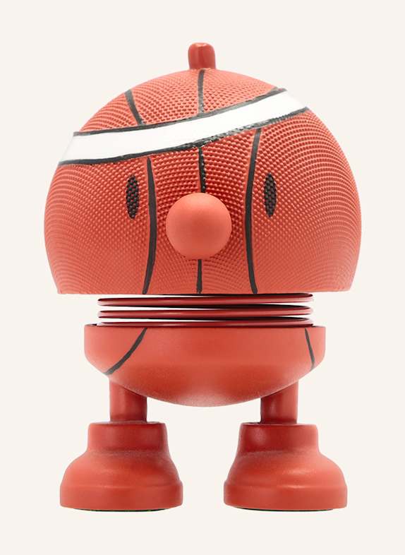 Hoptimist Figurka dekoracyjna BASKETBALL BUMBLE SMALL POMARAŃCZOWY