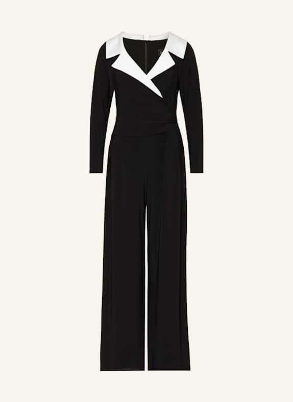 Joseph Ribkoff SIGNATURE Jumpsuit in wrap look BLACK/ WHITE