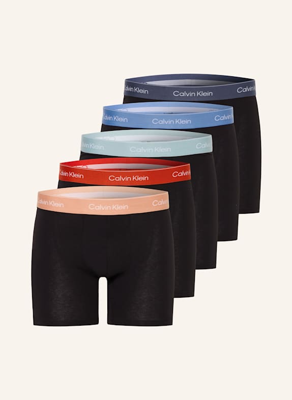 Calvin Klein Bokserki, 5 szt. CZARNY