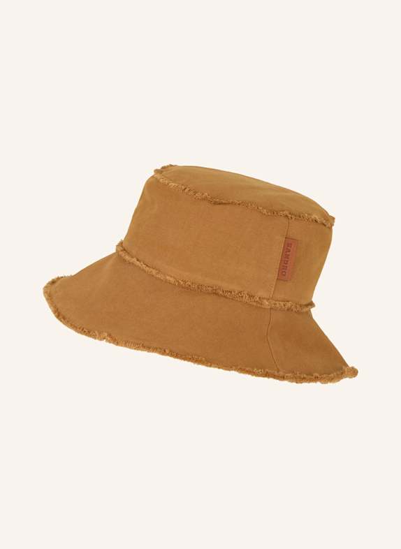 SANDRO Bucket-Hat CAMEL