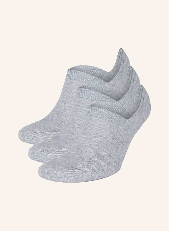 FALKE 3er-Pack Sneakersocken COOL KICK 3775 light grey mel.