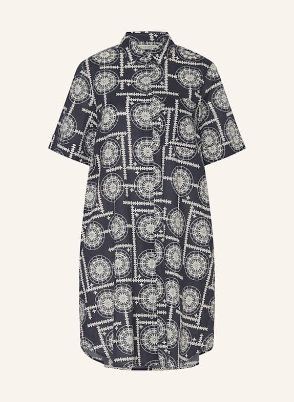 Marc O'Polo Hemdblusenkleid DUNKELBLAU/ ECRU