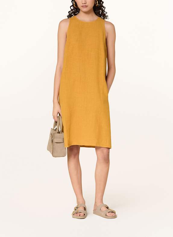 Marc O'Polo Leinenkleid DUNKELORANGE