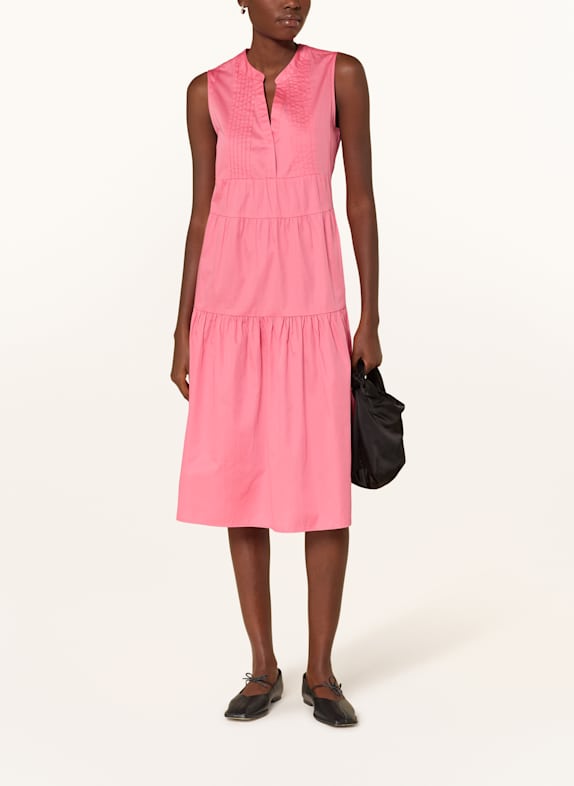 MILANO ITALY Kleid mit Rüschen PINK