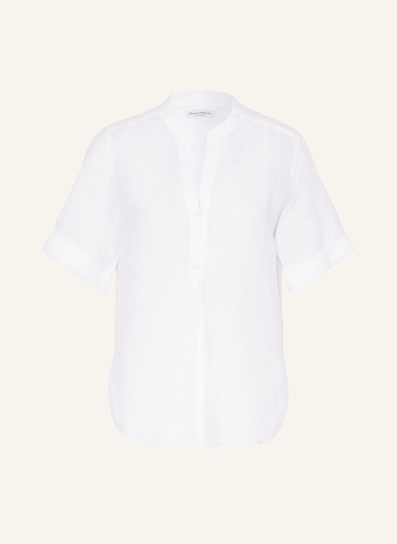 Marc O'Polo Blusenshirt aus Leinen WEISS